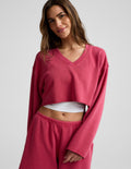 Fade Out Cropped Long Sleeve
