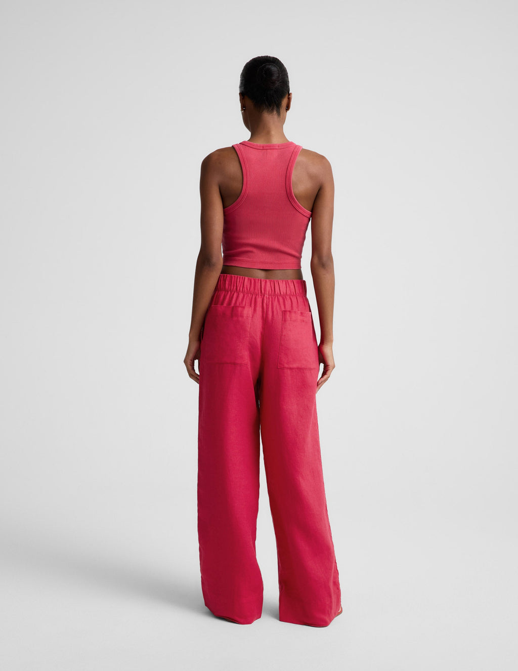 SoftWash Linen Easy Wide Leg Pant 29