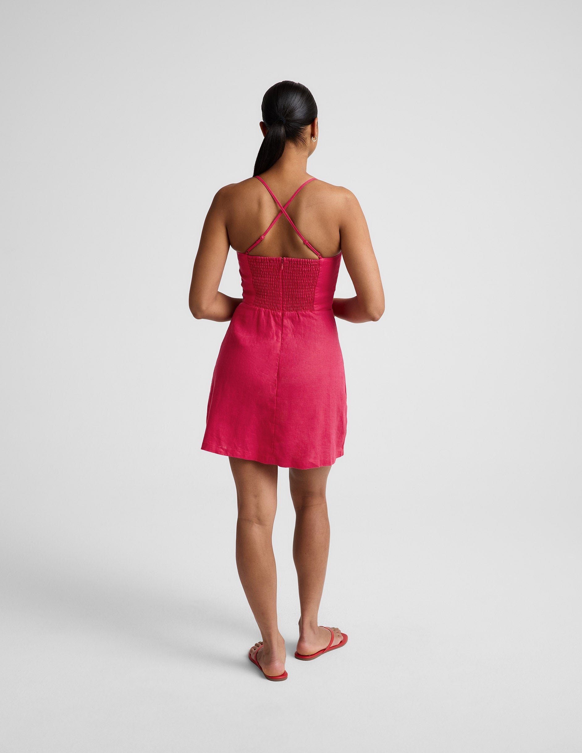 SoftWash Linen Seaside Mini Dress