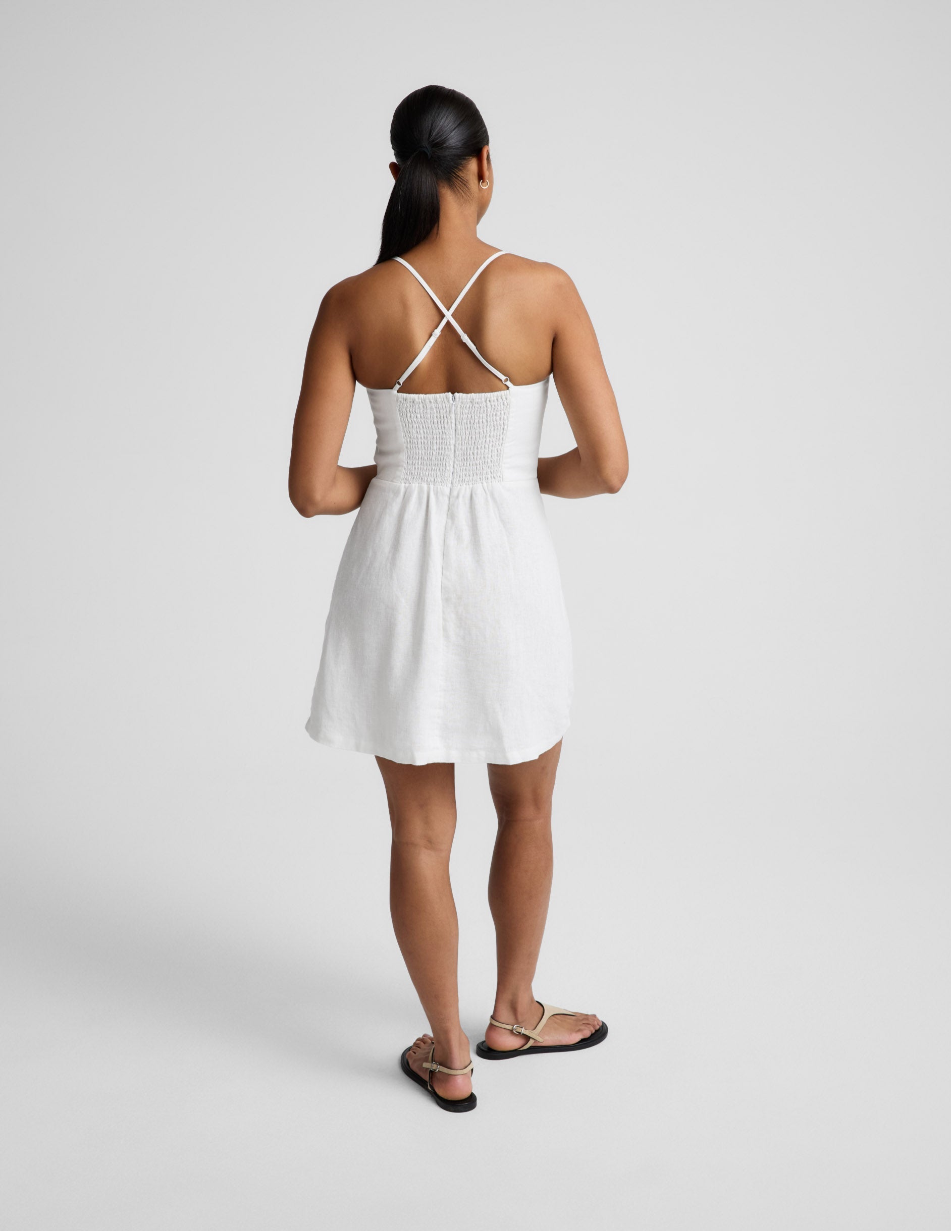 SoftWash Linen Seaside Mini Dress