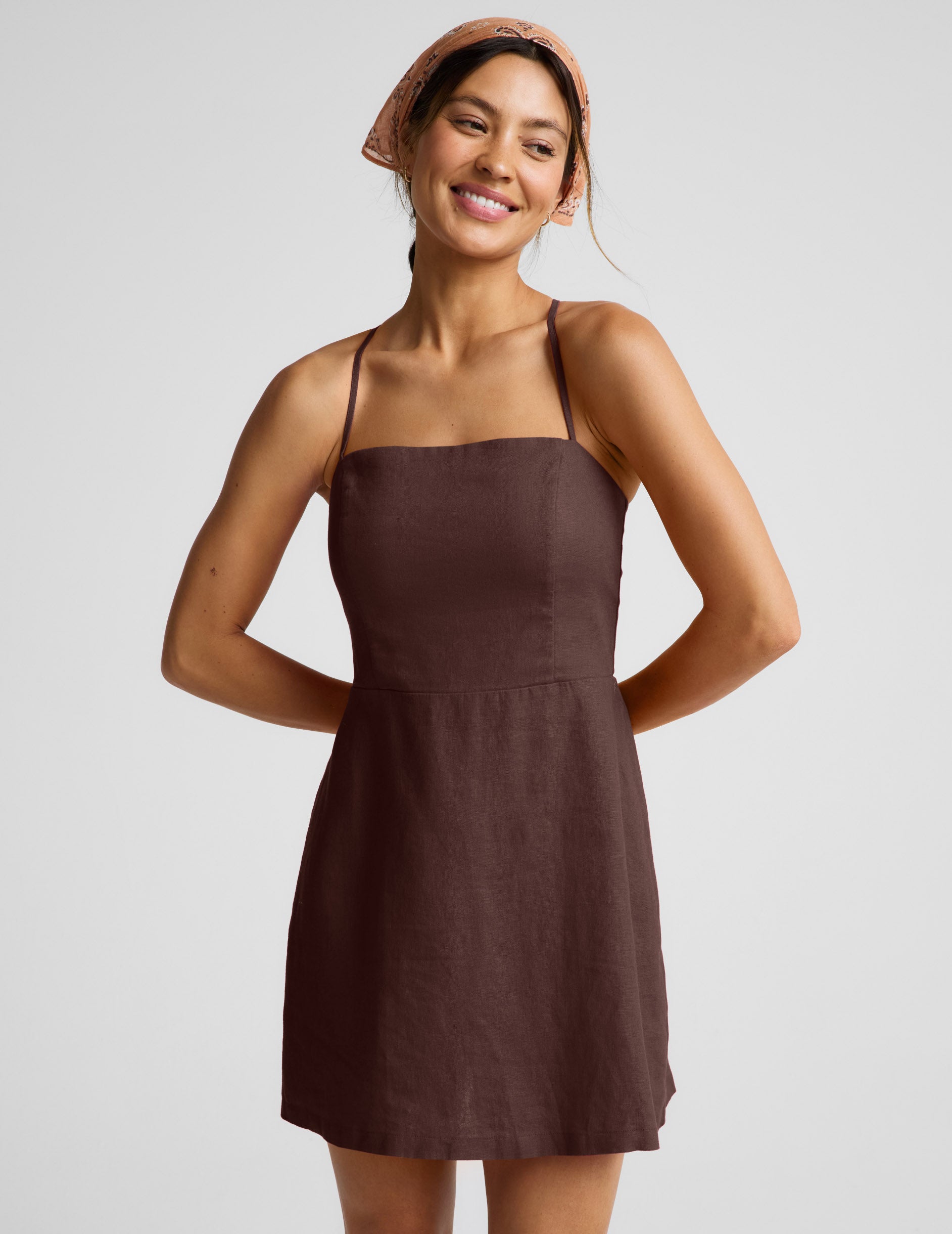 SoftWash Linen Seaside Mini Dress