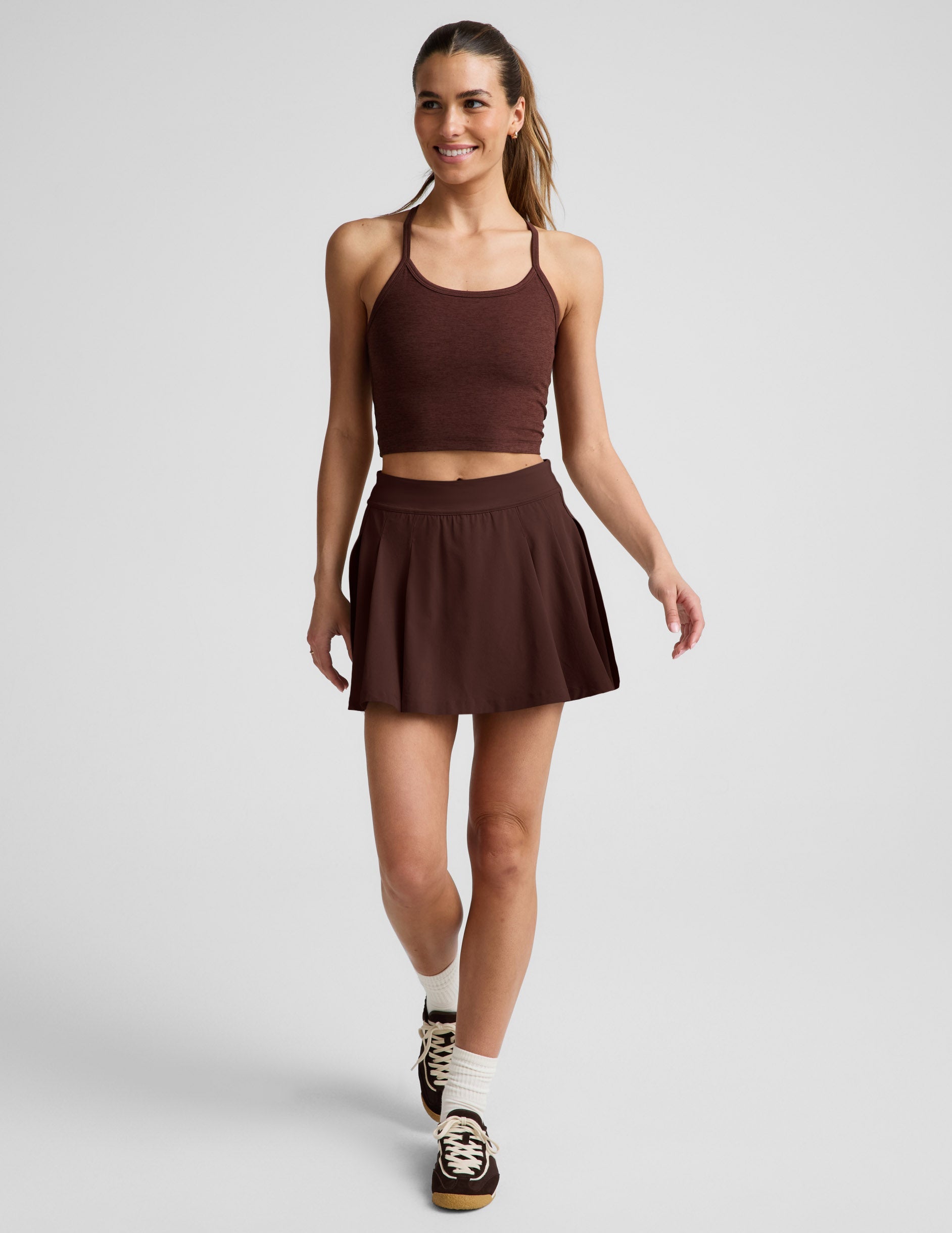 Score Pleated Skirt