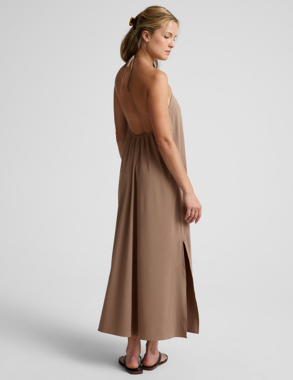 Go With The Flow Halter Dress