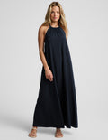 Go With The Flow Halter Dress