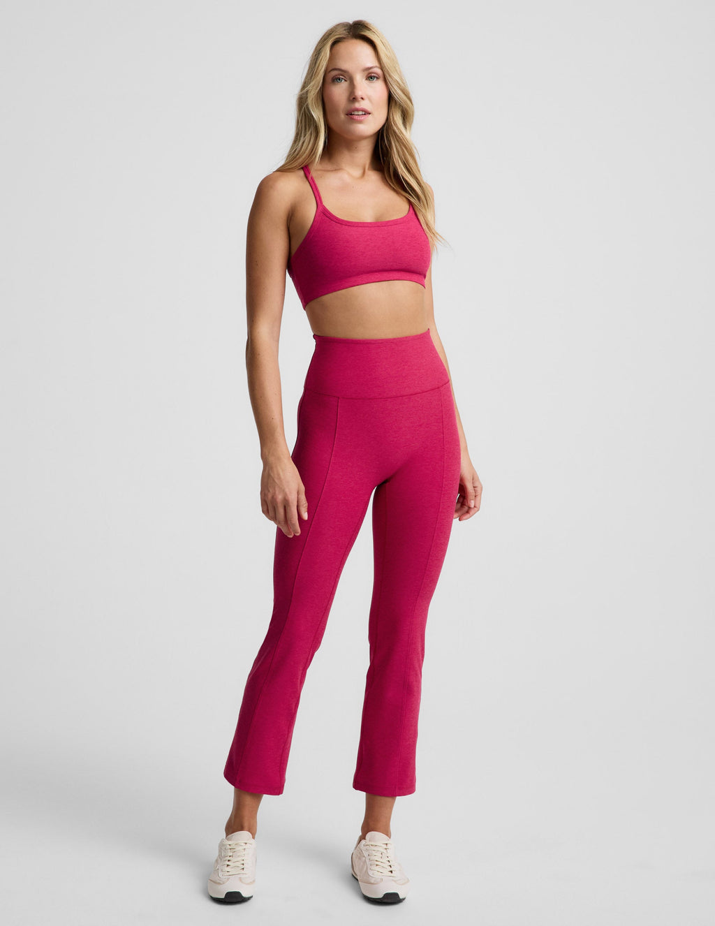 Spacedyeâ„?Pintuck Kick Flare High Waisted Pant