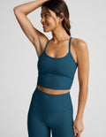 Spacedye? Slim Racerback Cropped Tank