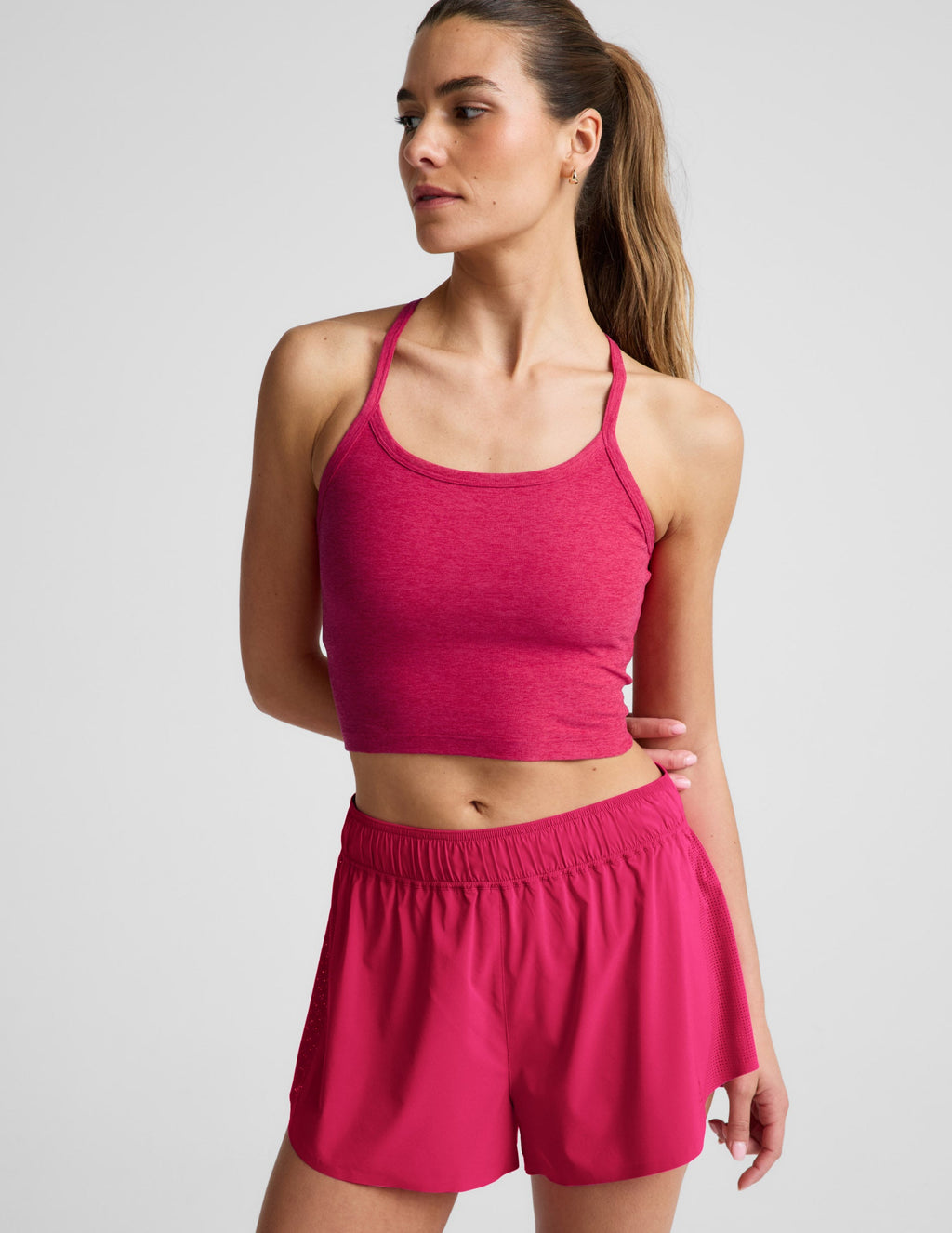 Spacedyeâ„?Slim Racerback Cropped Tank