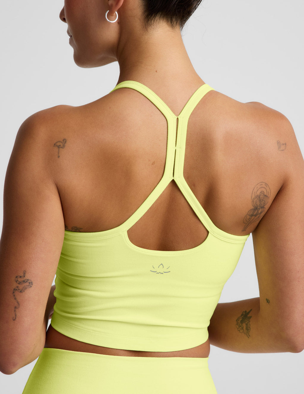 Spacedyeâ„?Slim Racerback Cropped Tank