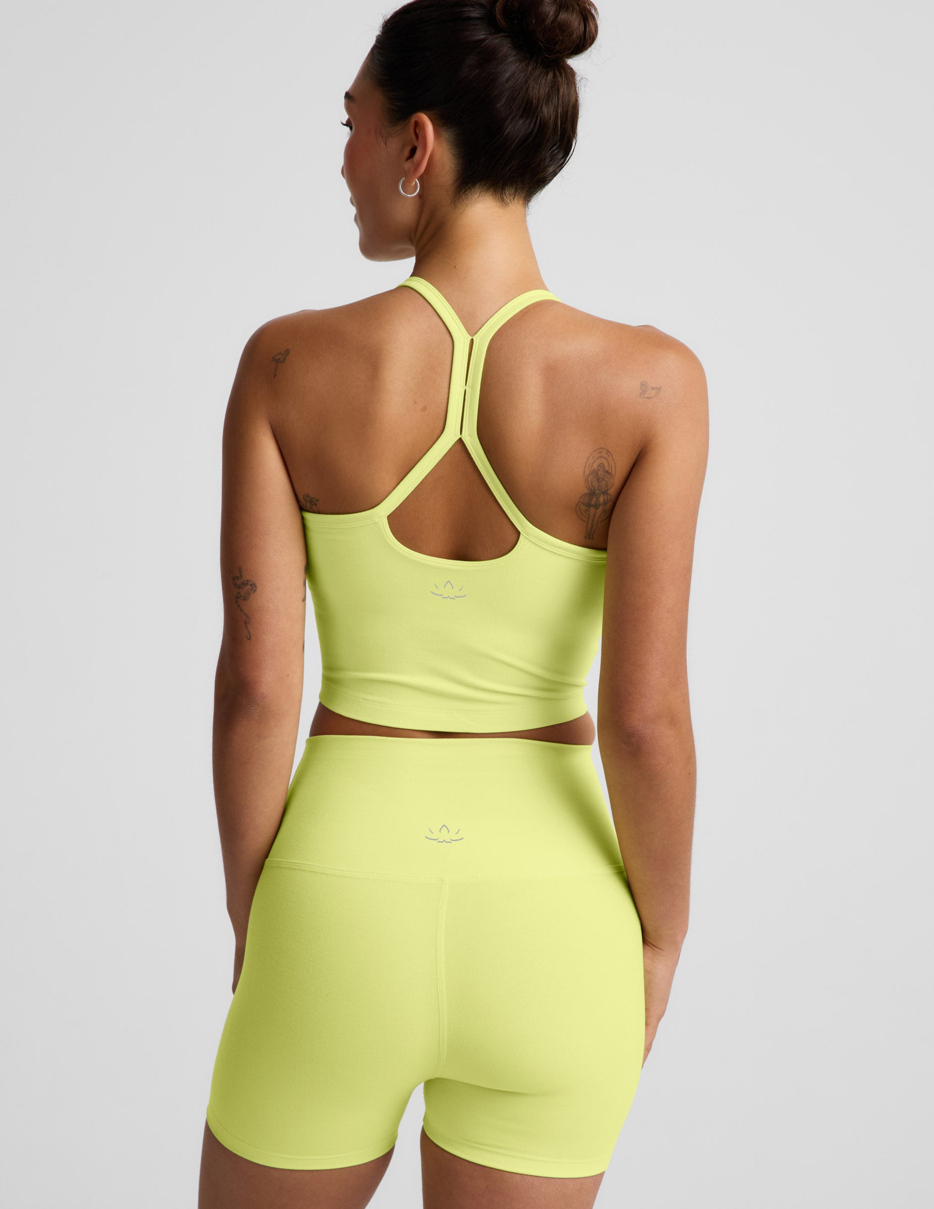Spacedyeâ„?Slim Racerback Cropped Tank