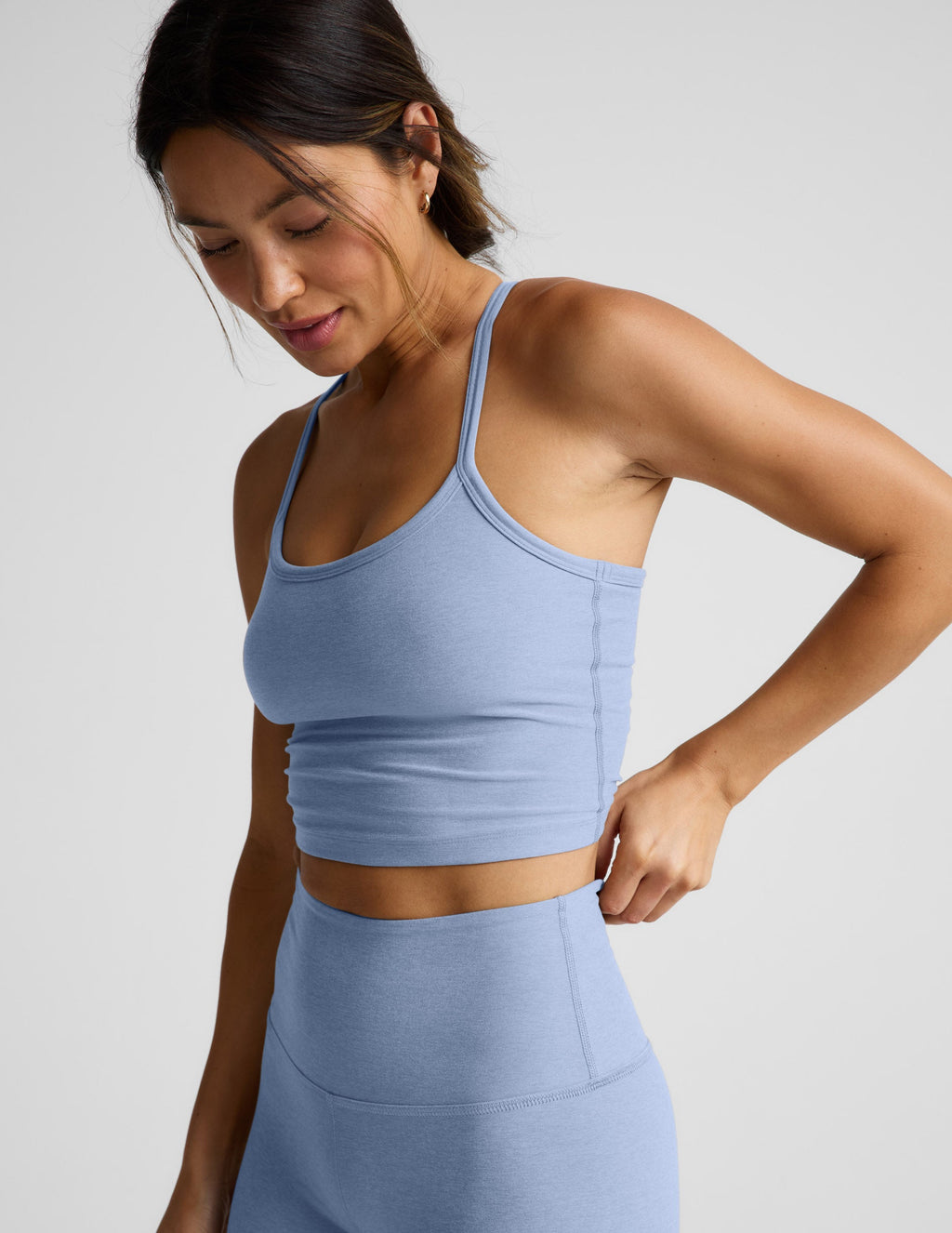 Spacedyeâ„?Slim Racerback Cropped Tank