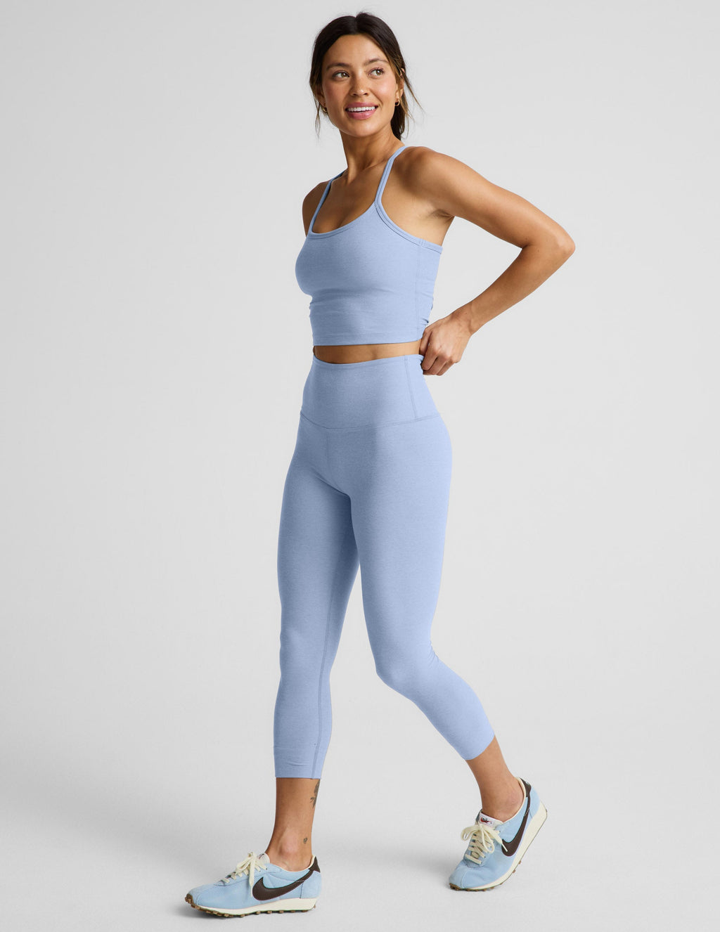 Spacedyeâ„?Slim Racerback Cropped Tank