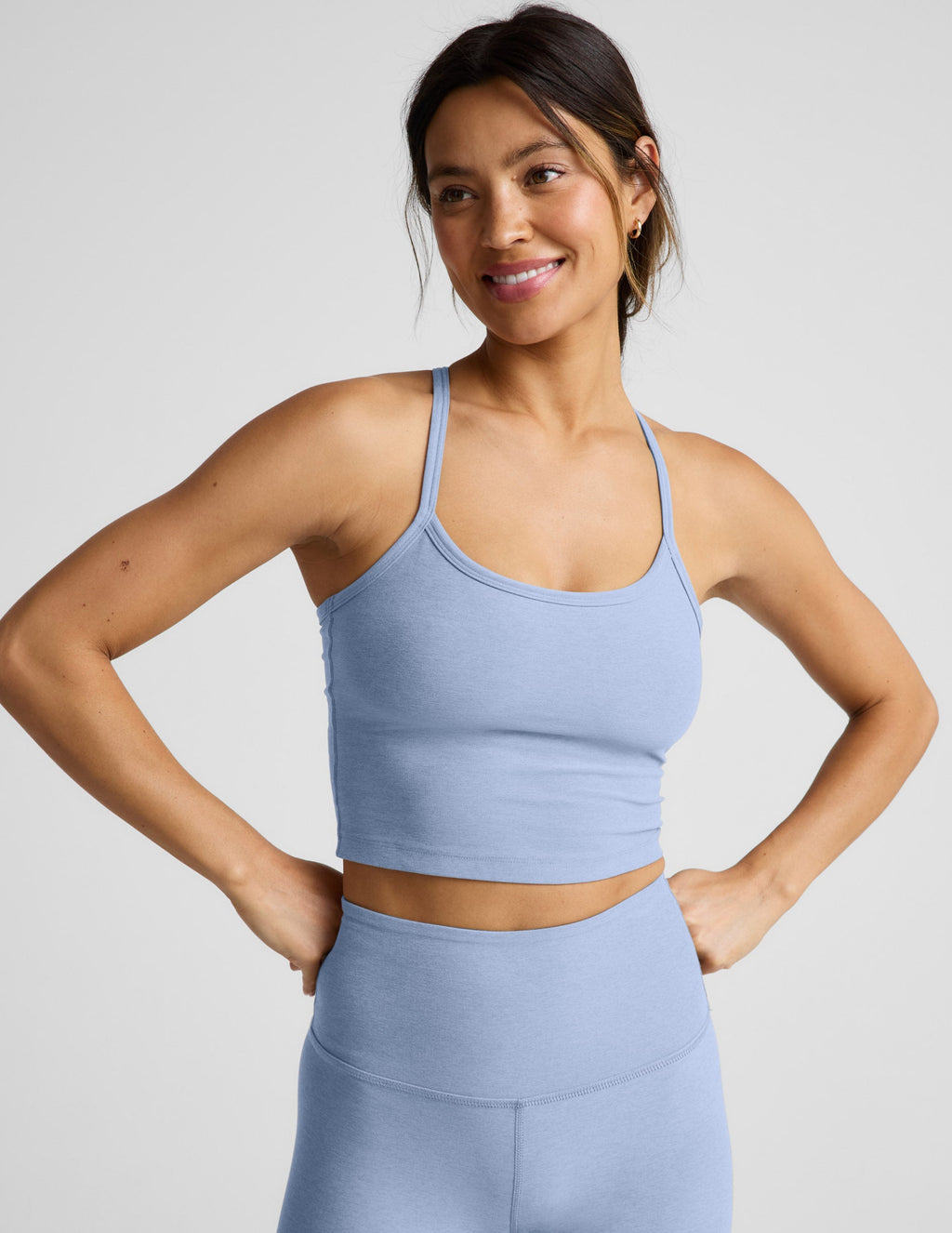 Spacedyeâ„?Slim Racerback Cropped Tank