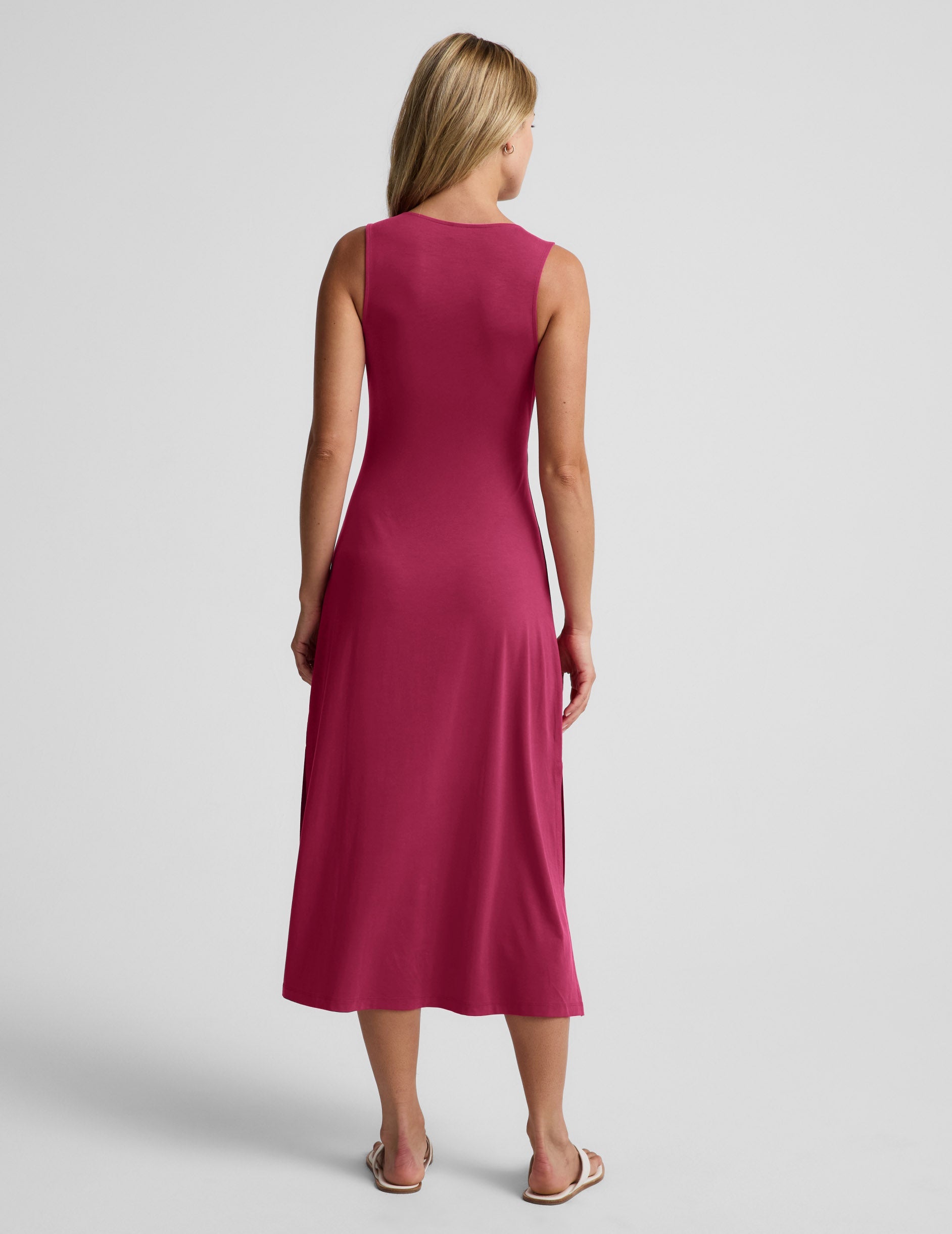 Twist Cutout Midi Dress