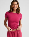 On Repeat Rib Baby Tee