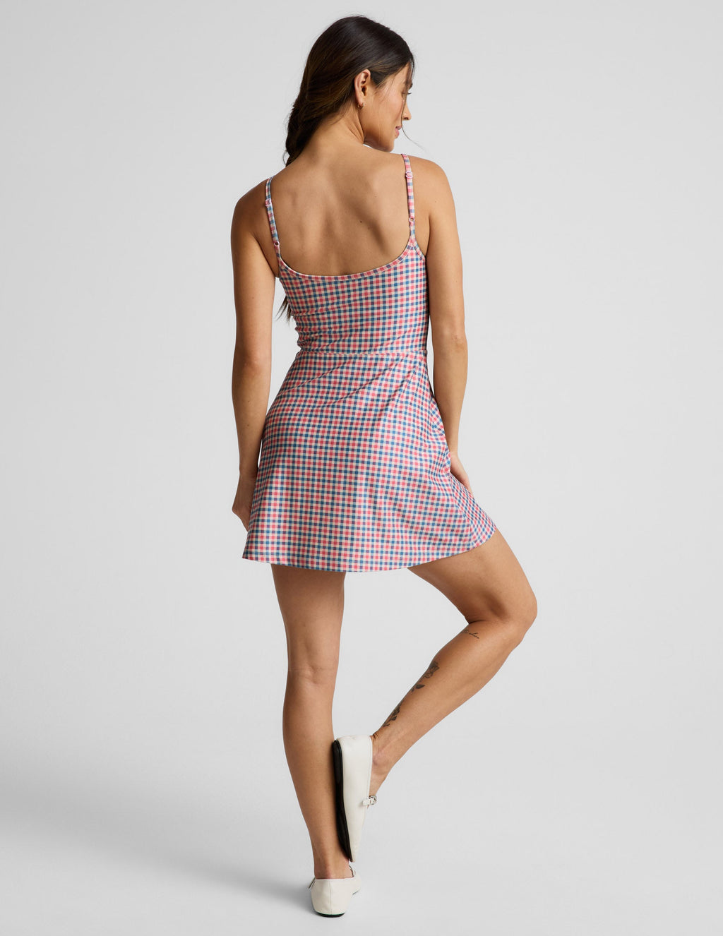 Sunwashed Gingham Midweight Spacedye Forever Dress