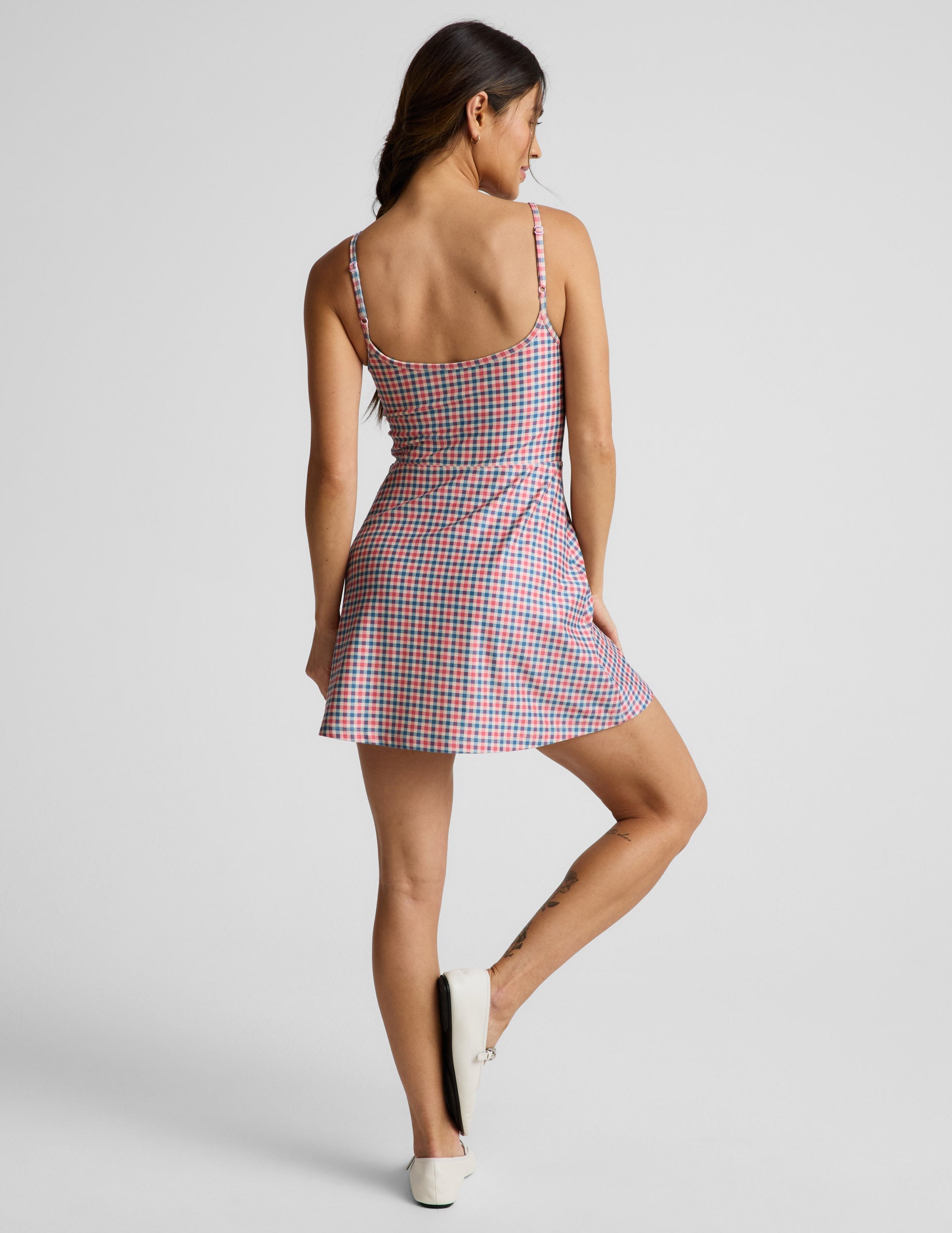 Sunwashed Gingham Midweight Spacedye Forever Dress