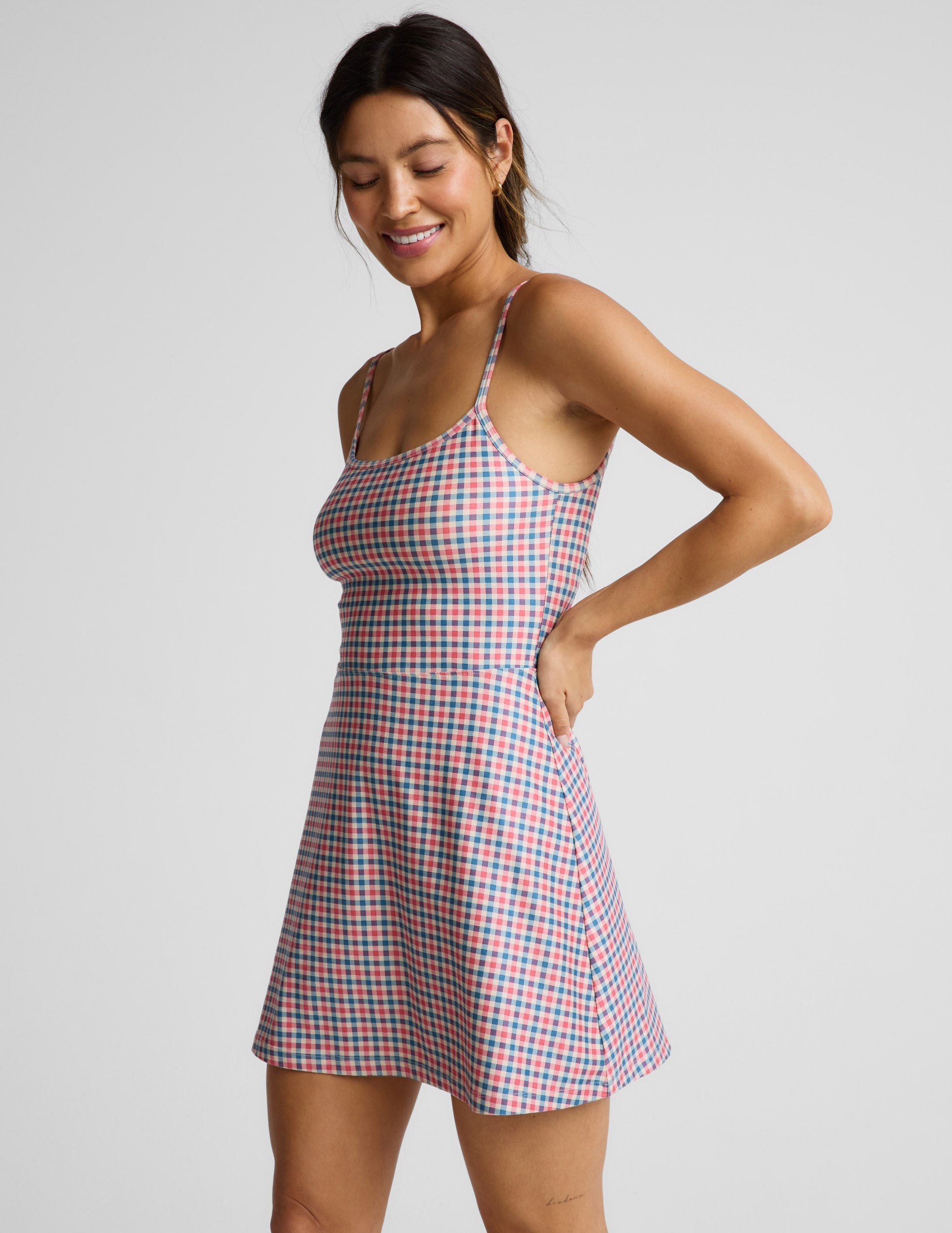 Sunwashed Gingham Midweight Spacedye Forever Dress