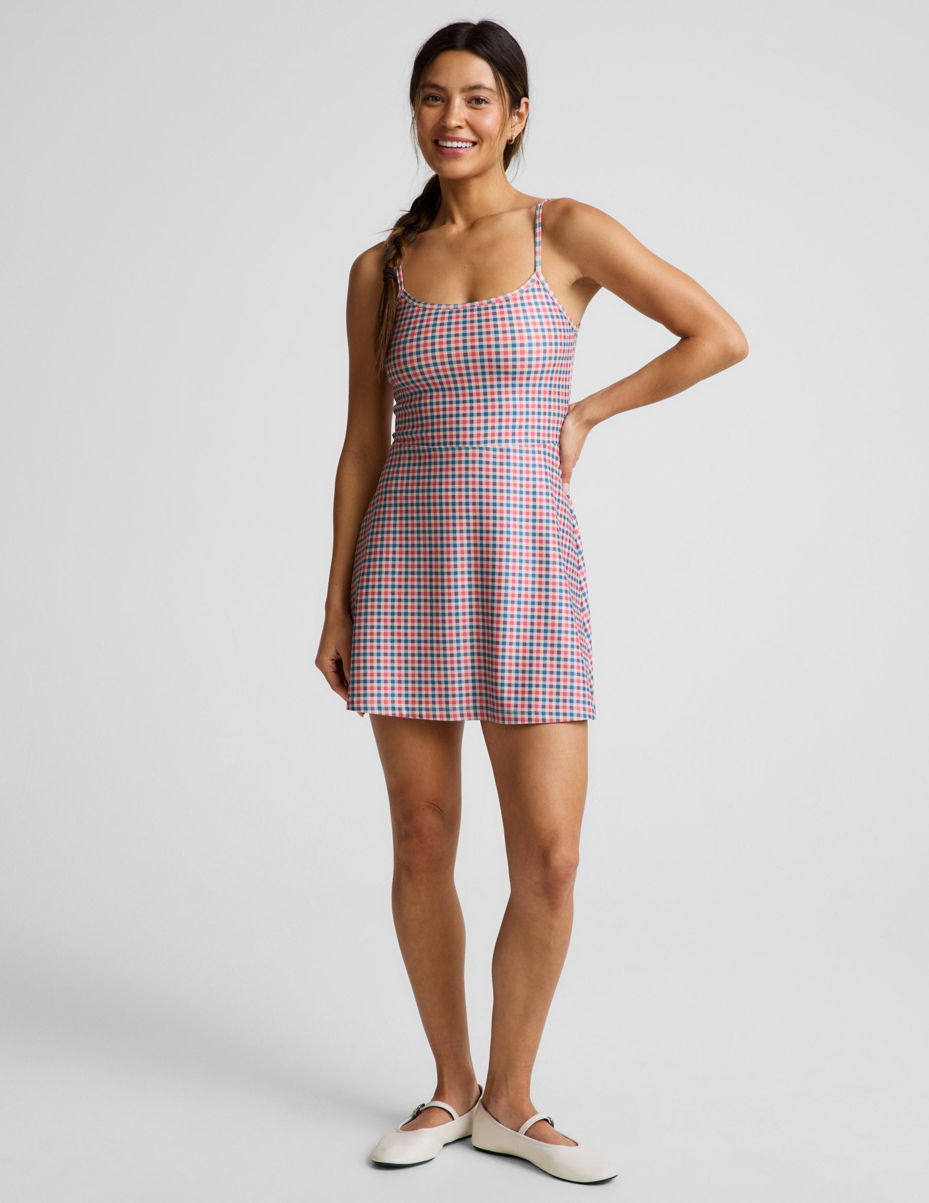 Sunwashed Gingham Midweight Spacedye Forever Dress