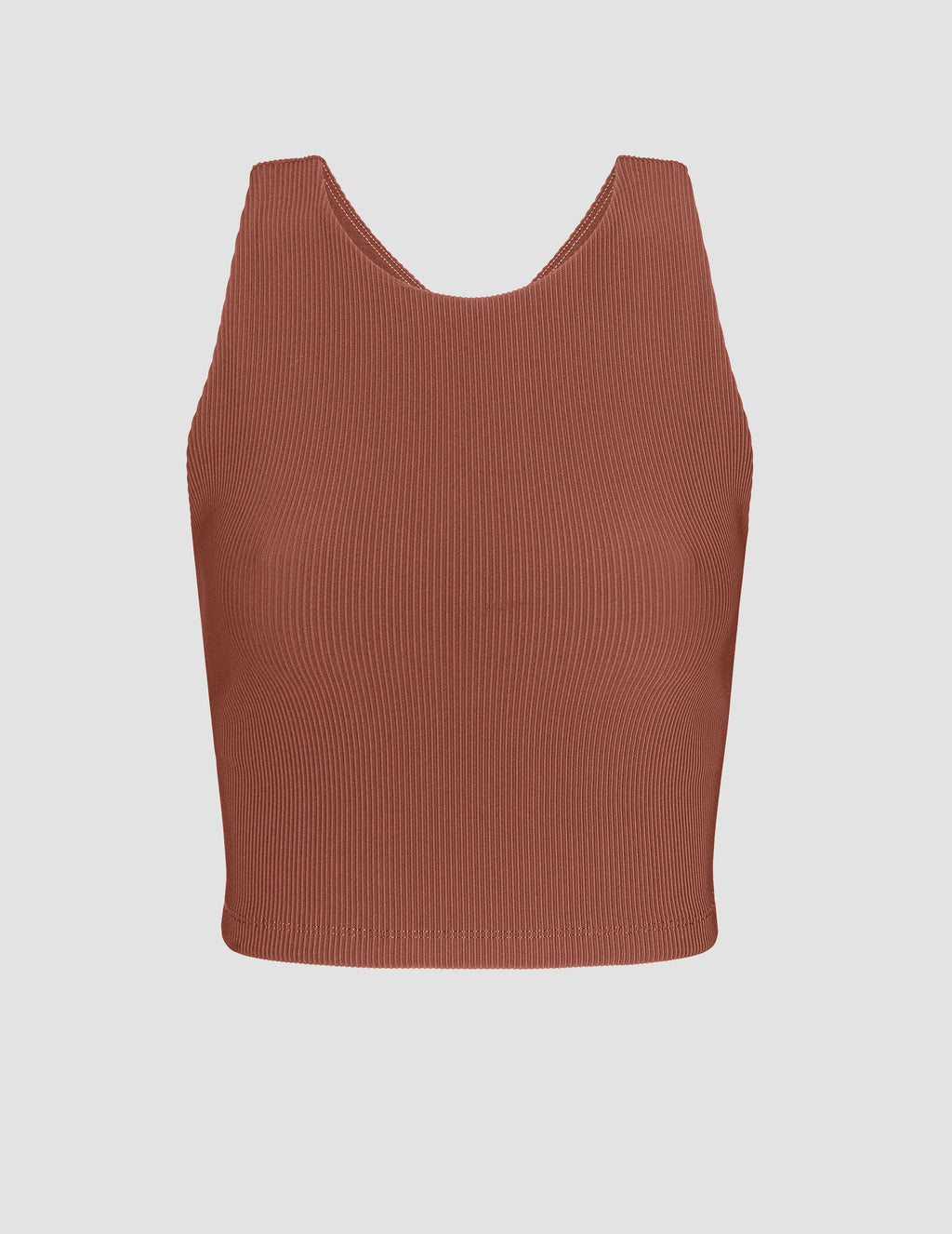 Refocus Ribbed Cropped Tank