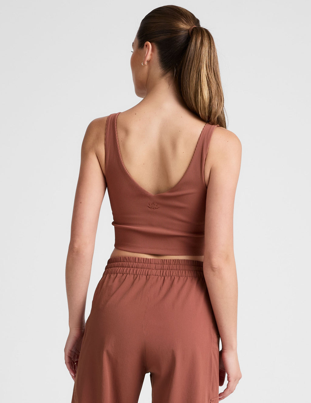 Impulse Ribbed Cropped Tank