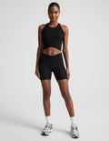 Impulse Ribbed V-Waist 5  Biker Short