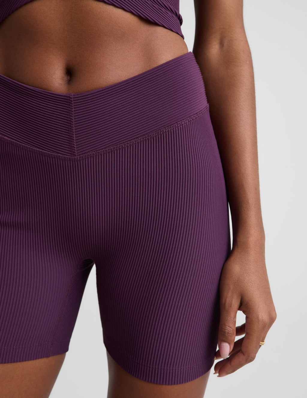 Impulse Ribbed V-Waist 5  Biker Short