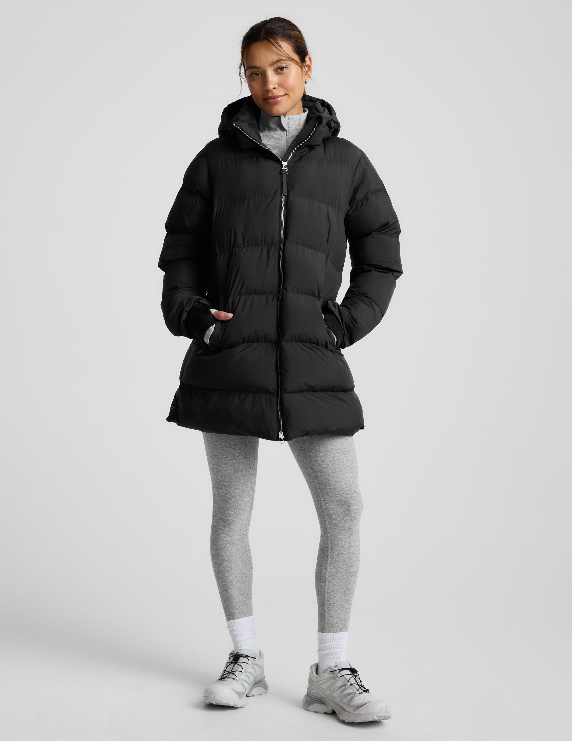 Warm Up Mid Length Puffer Jacket