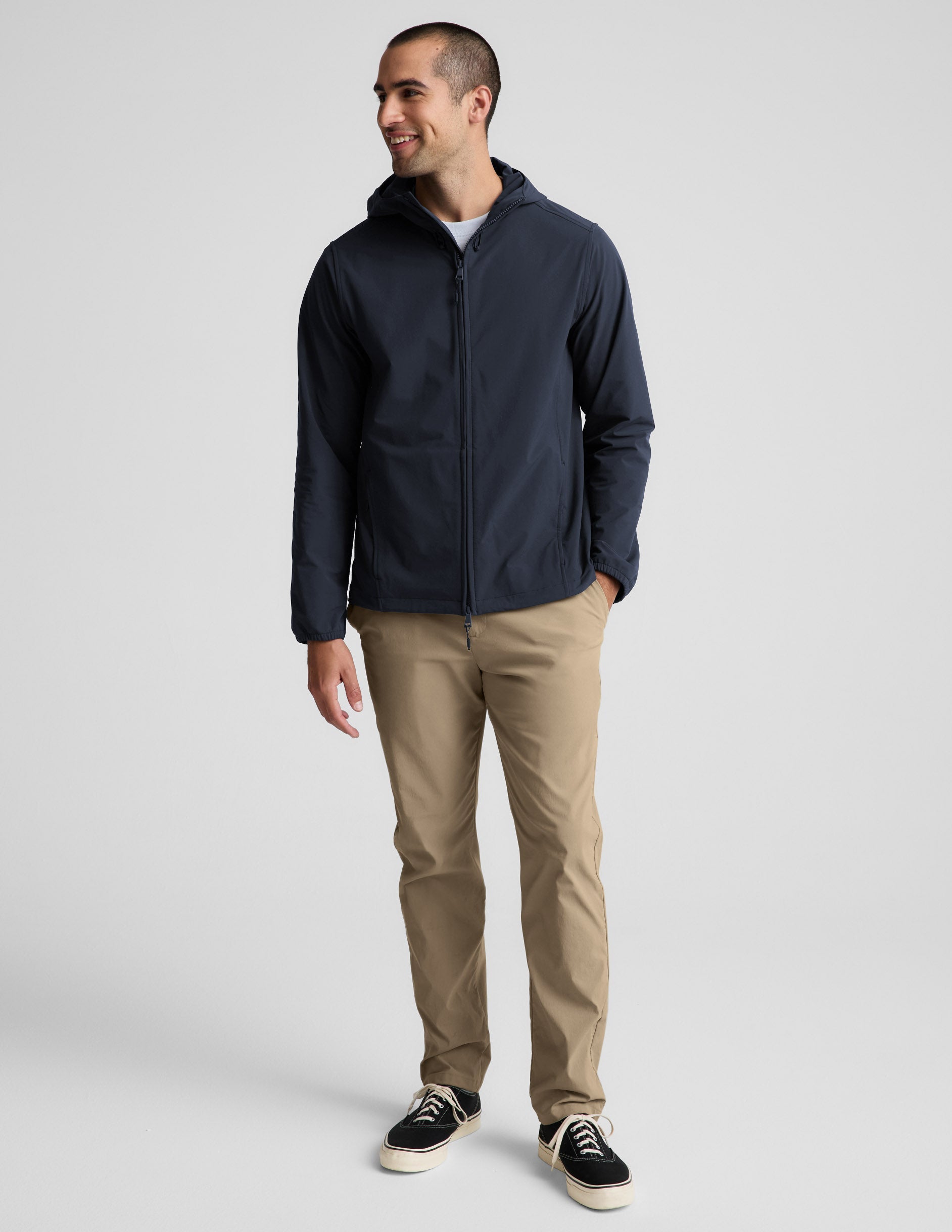 AirLite Men's Hooded Full Zip Jacket