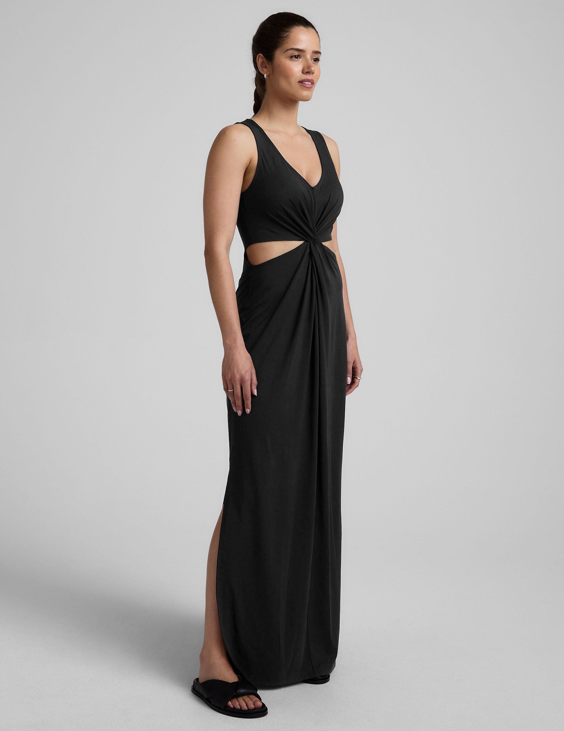 Maxi Around The World Front Twist Dress