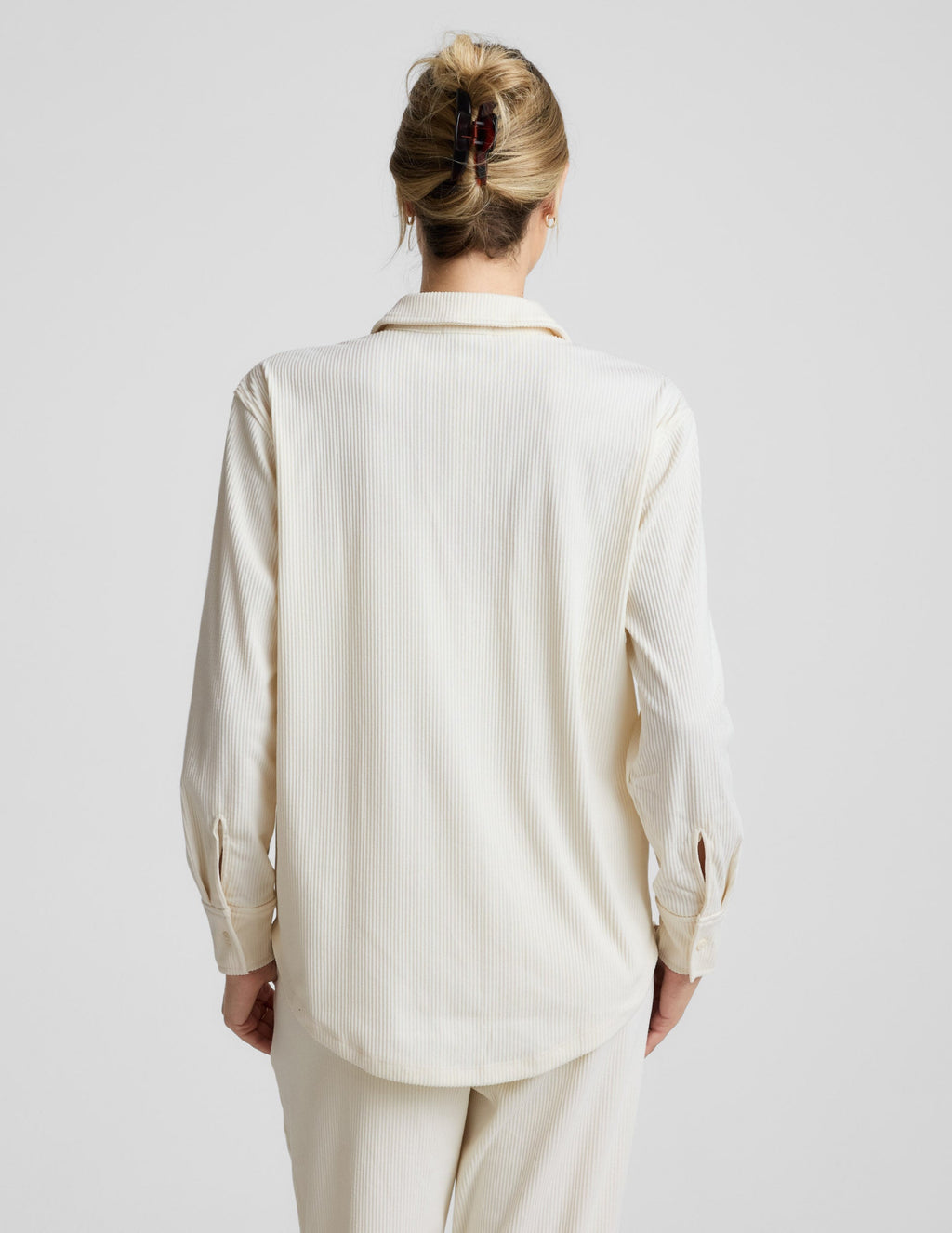Breathe Easy Comfort Cord Button Up