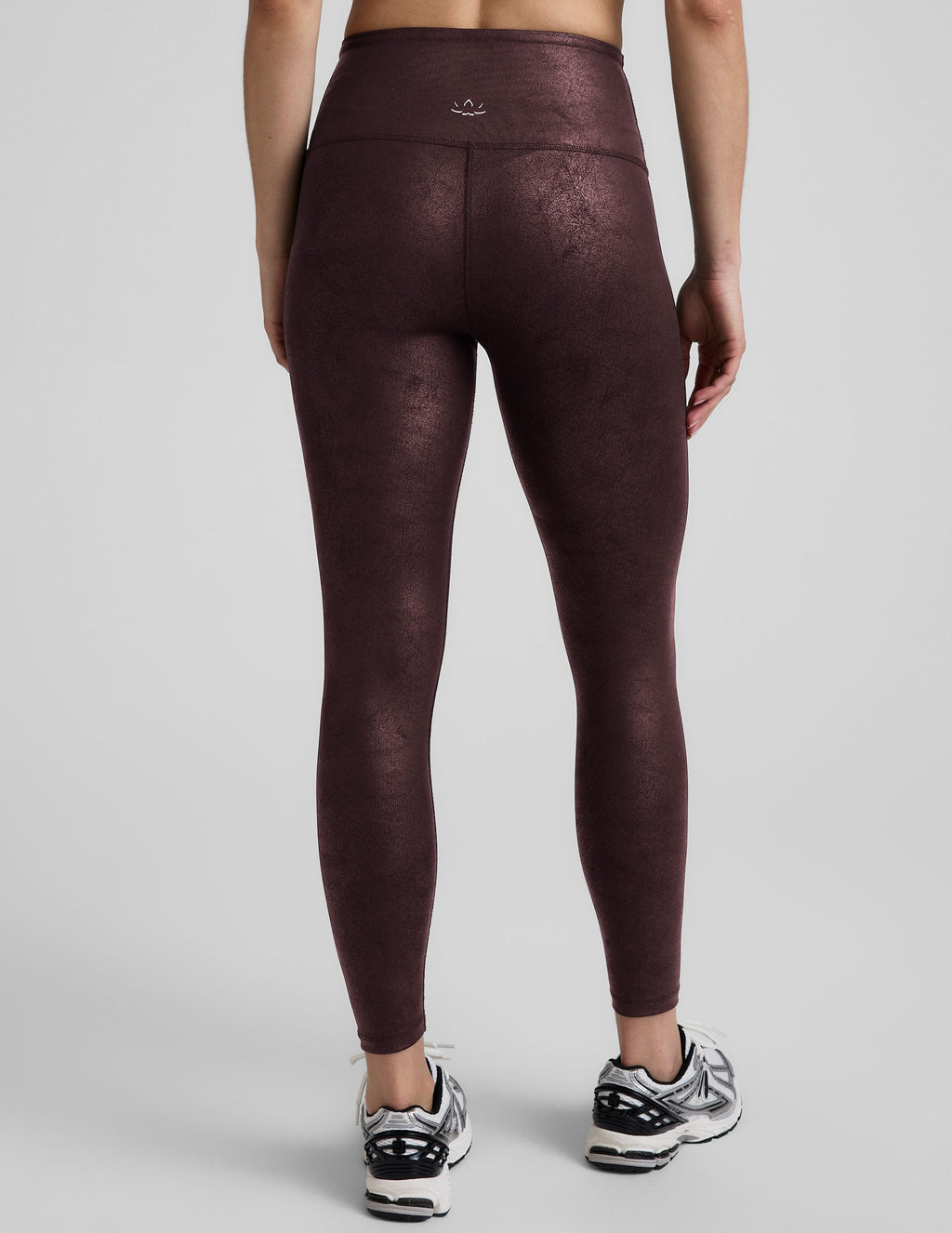 Leatherette High Waisted Midi Legging