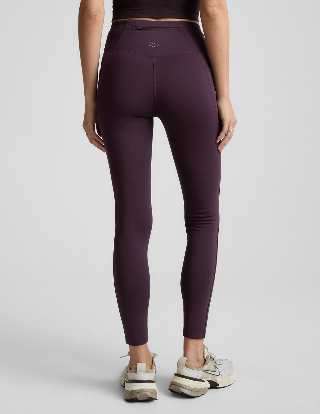 Pacer Fleece-Backed Zip Pocket Full Length Legging