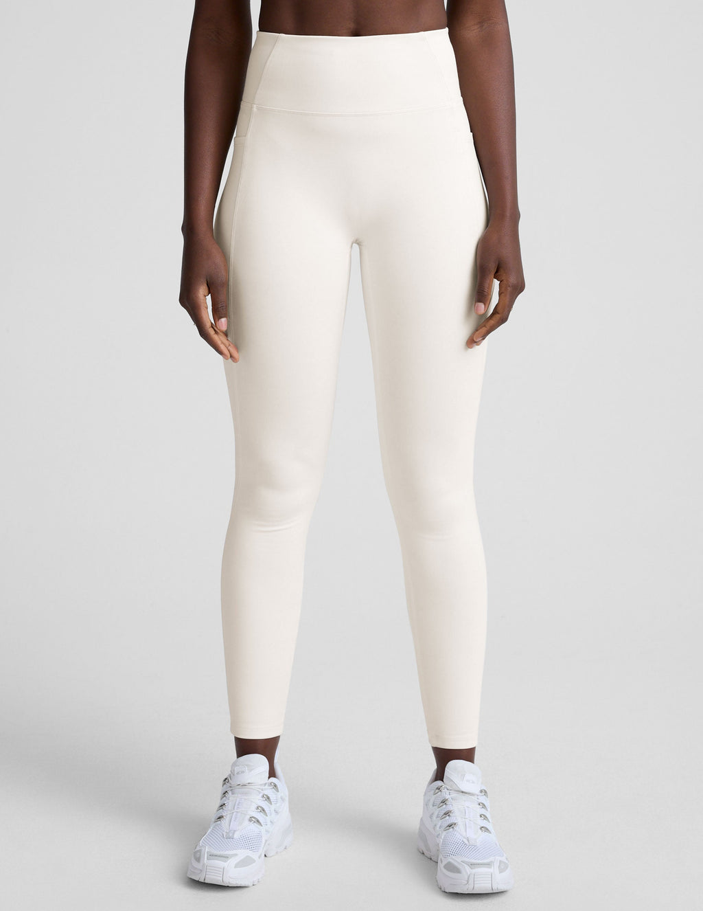 Pacer Fleece-Backed Zip Pocket Full Length Legging
