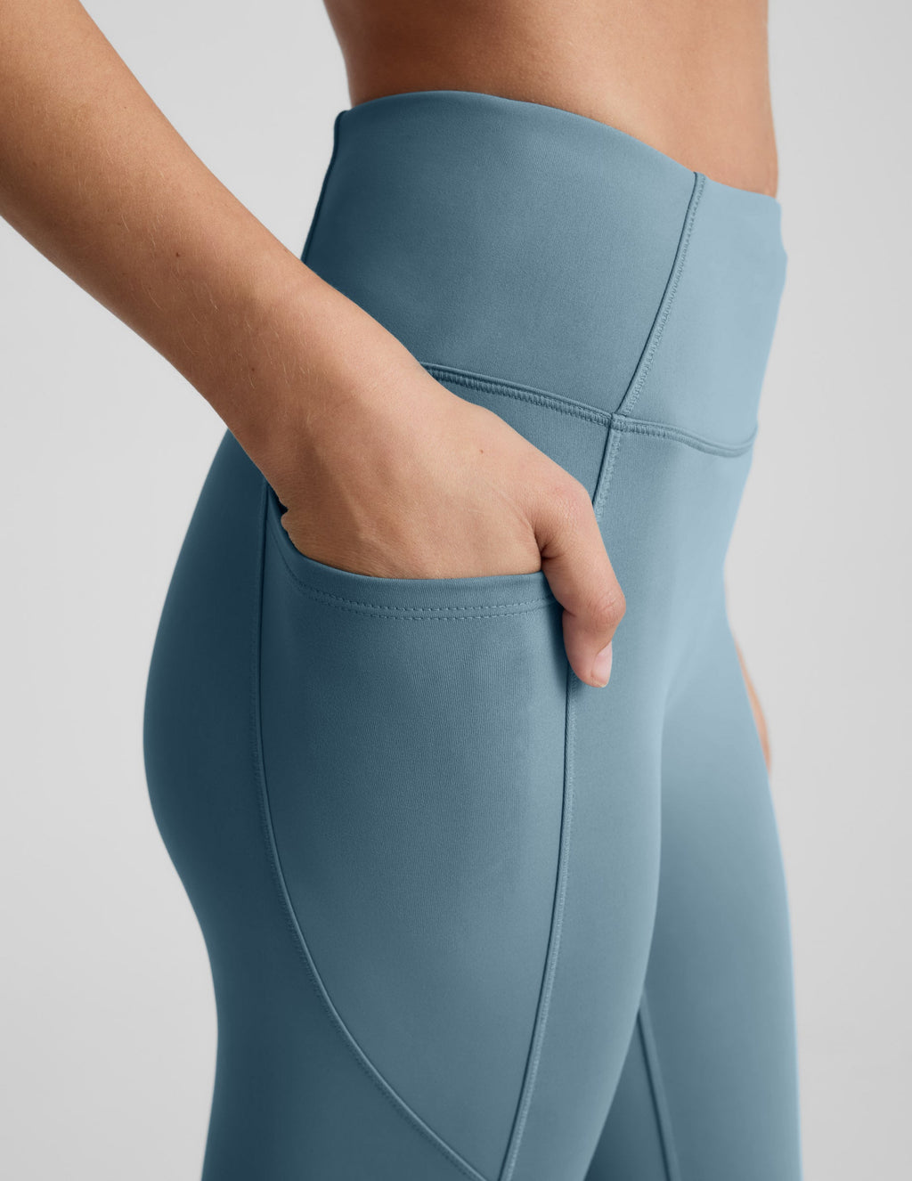 Pacer Fleece-Backed Zip Pocket Full Length Legging