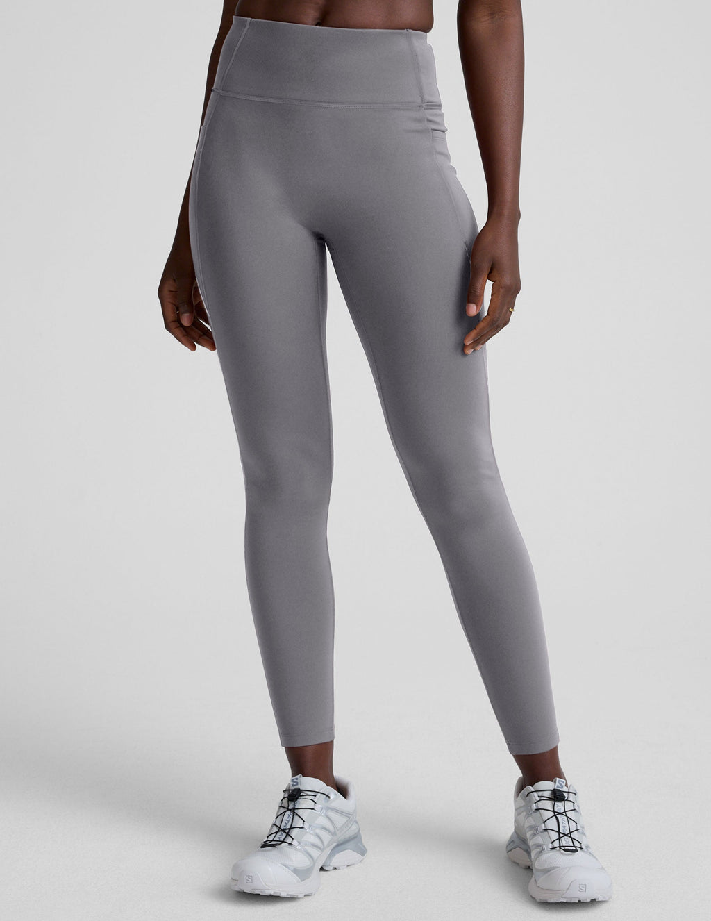 Pacer Fleece-Backed Zip Pocket Full Length Legging