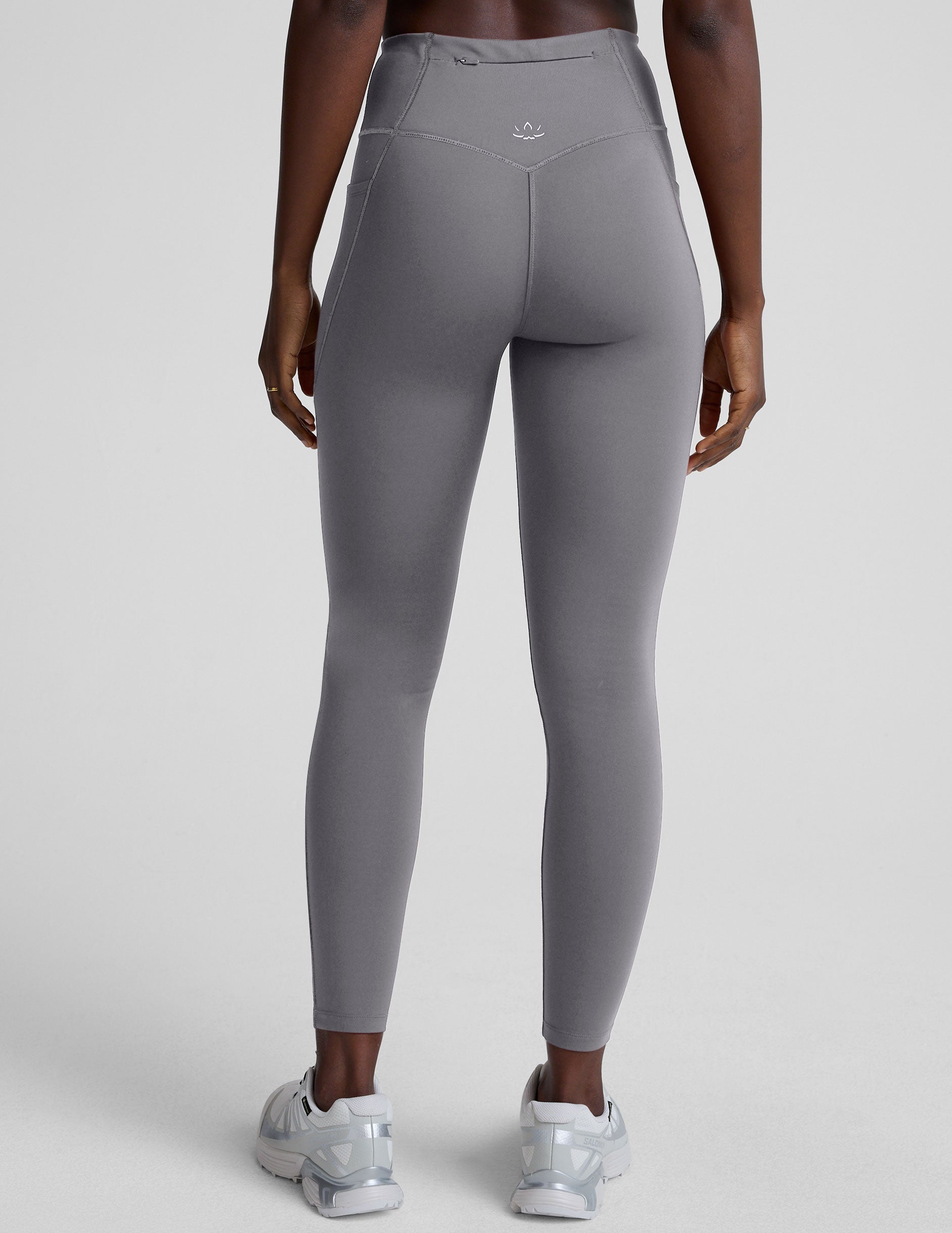 Pacer Fleece-Backed Zip Pocket Full Length Legging