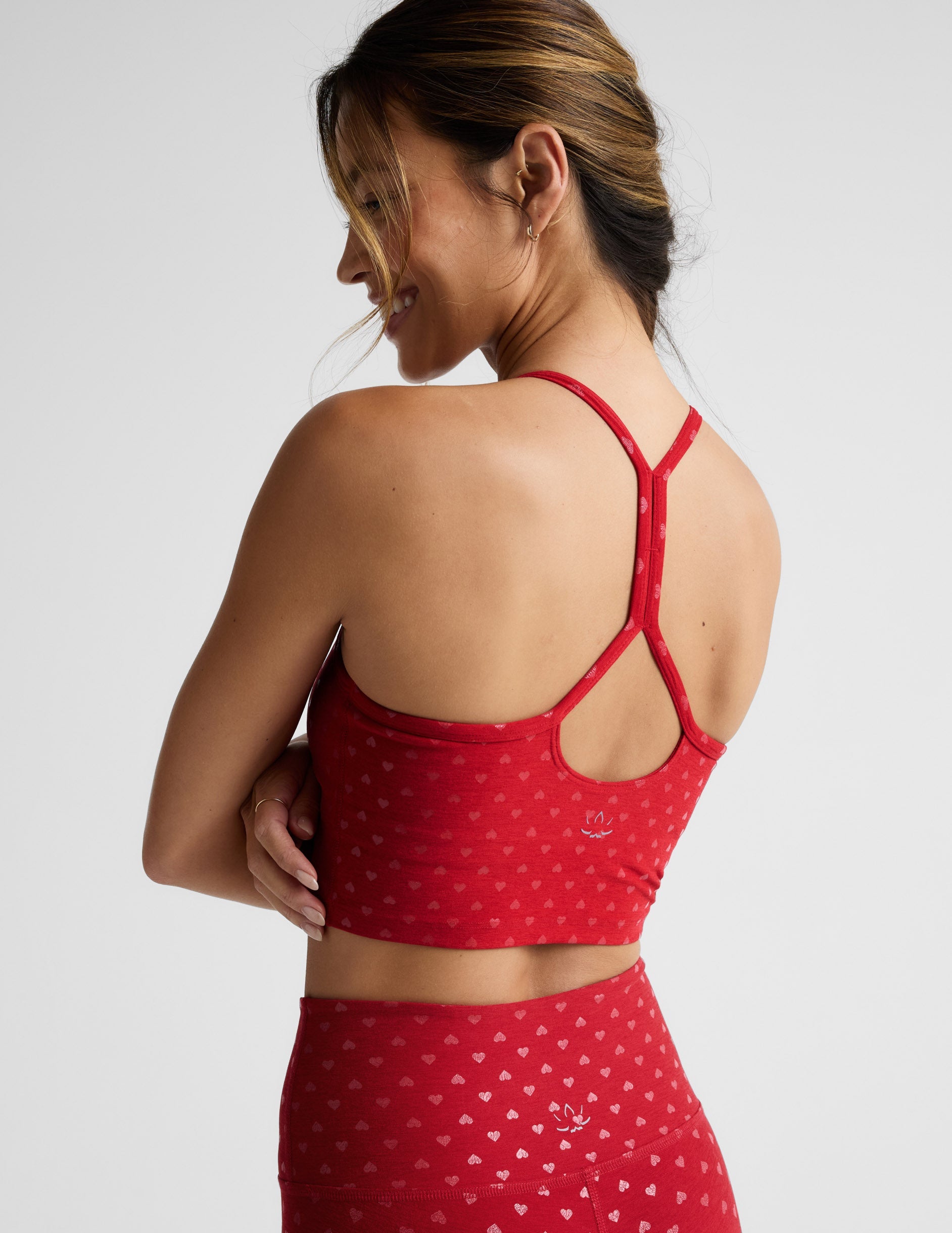 SoftShine Slim Racerback High Cropped Tank