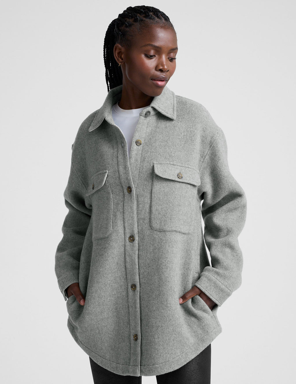 Insulated Wool Shirt Jacket