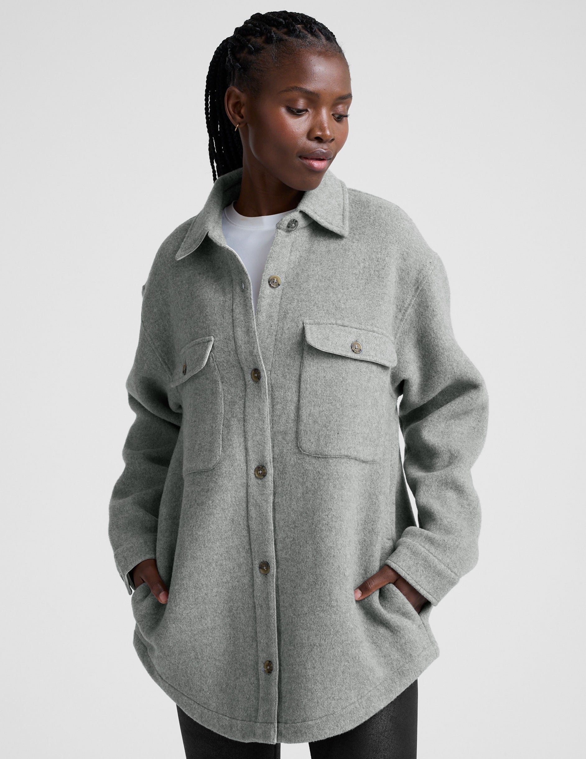 Insulated Wool Shirt Jacket