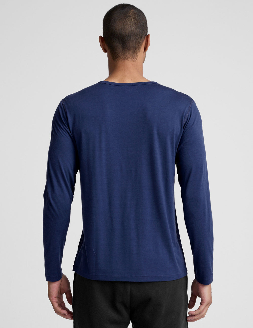 Merino Wool Men's Long Sleeve Crew