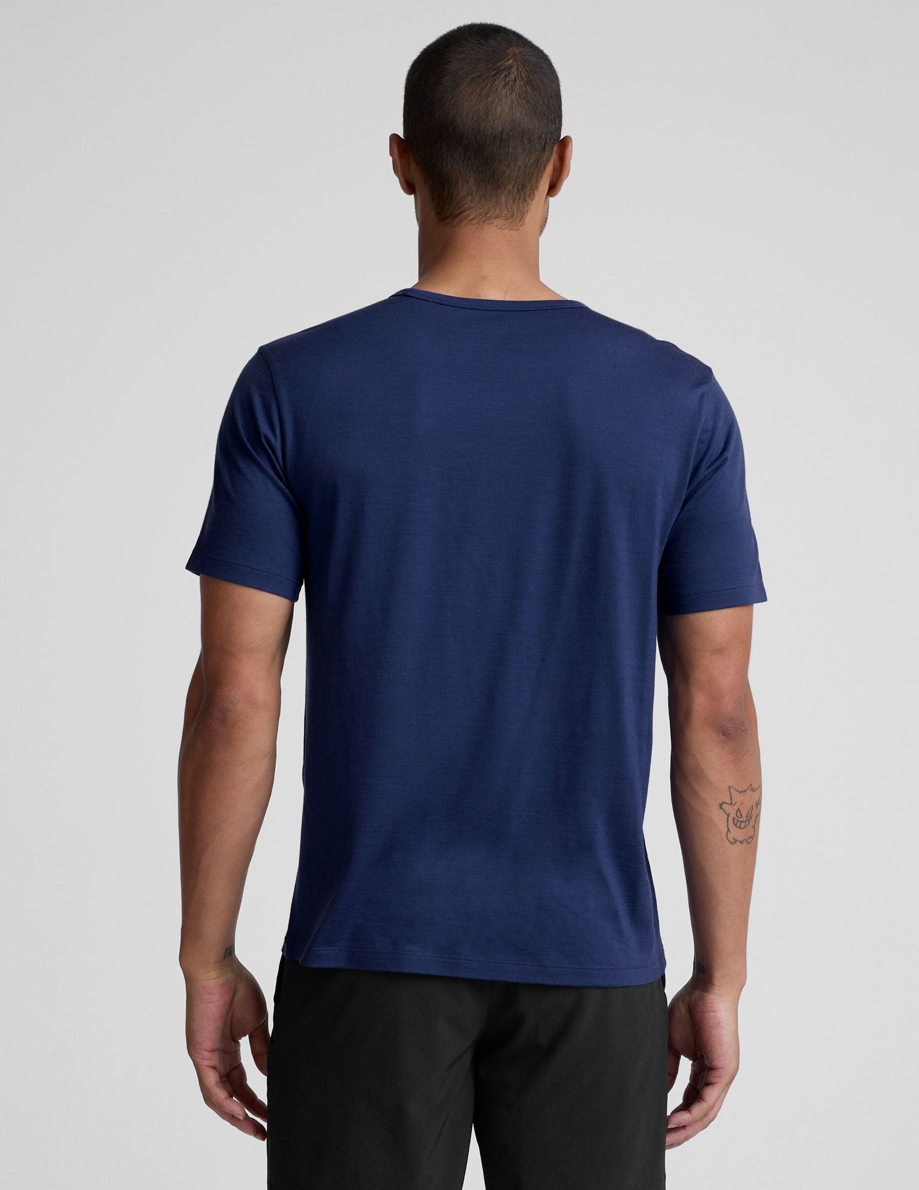 Merino Wool Men's Short Sleeve Crew