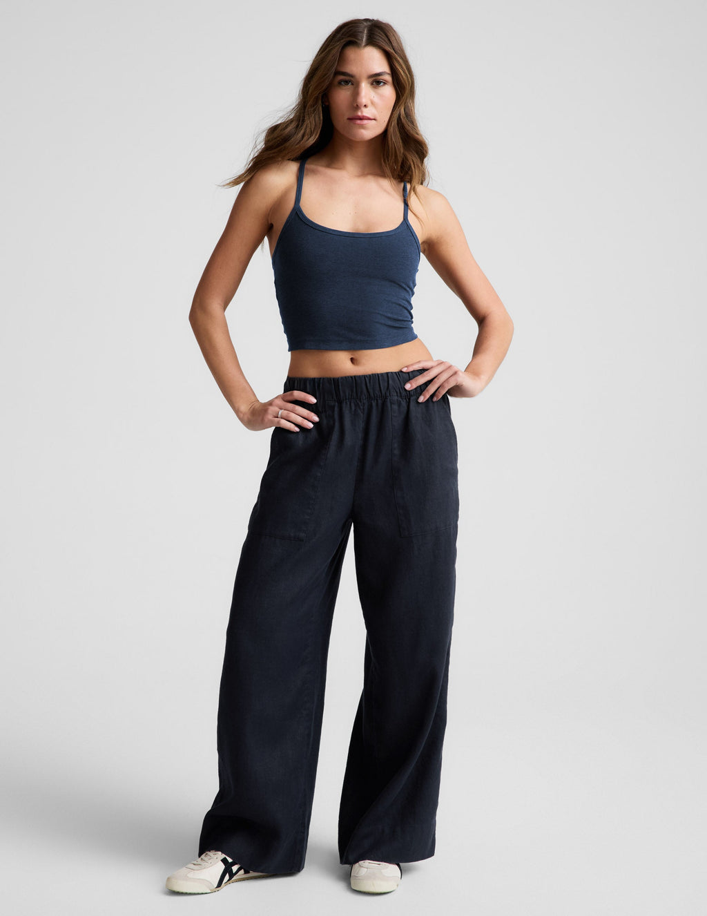 SoftWash Linen Easy Wide Leg Pant 31