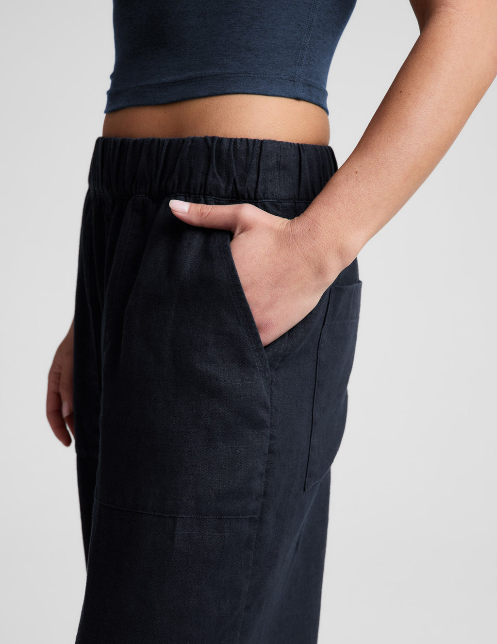 SoftWash Linen Easy Wide Leg Pant 31