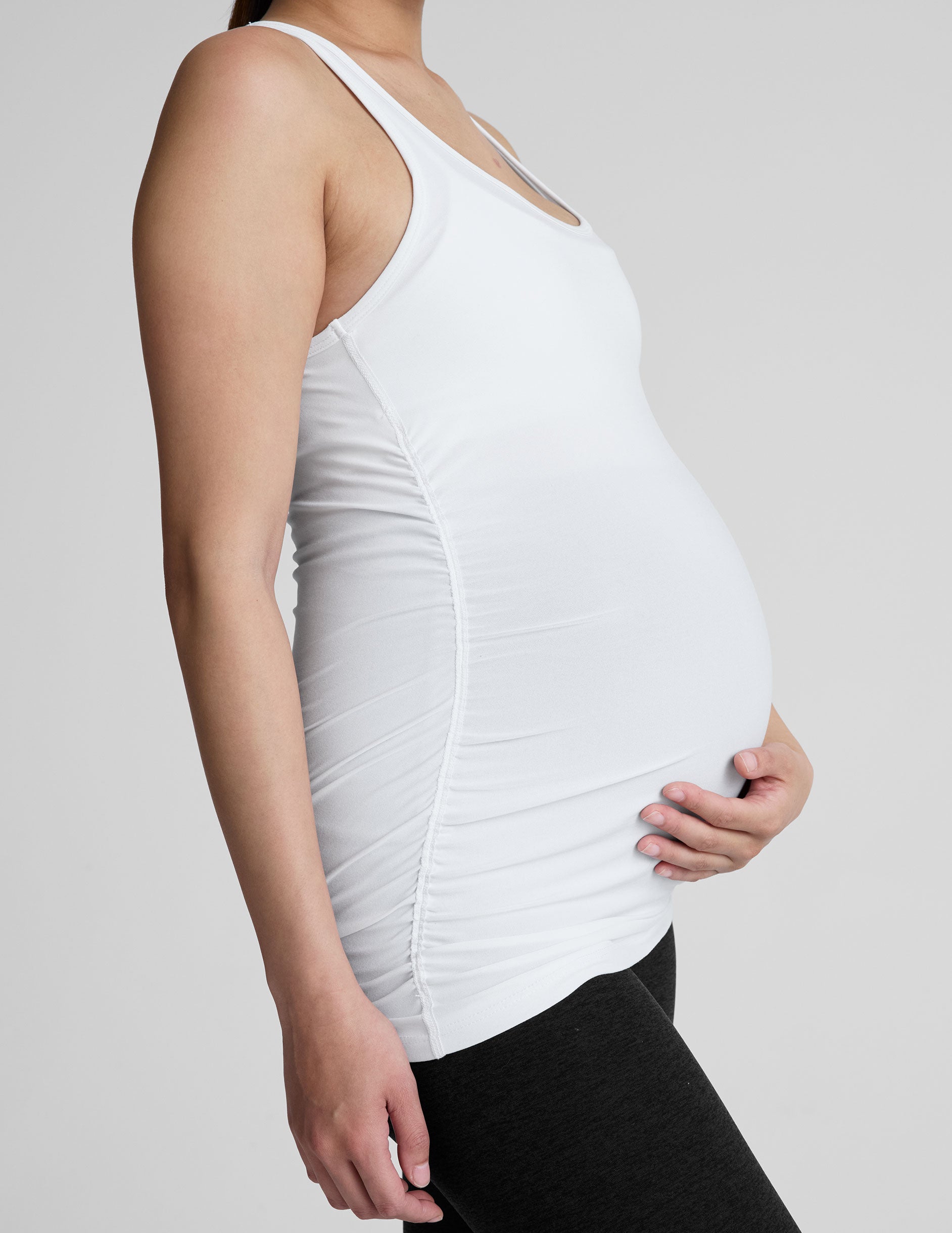 Featherweight Let It Grow Racerback Maternity Tank