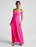 Featherweight Strapless Maxi Dress