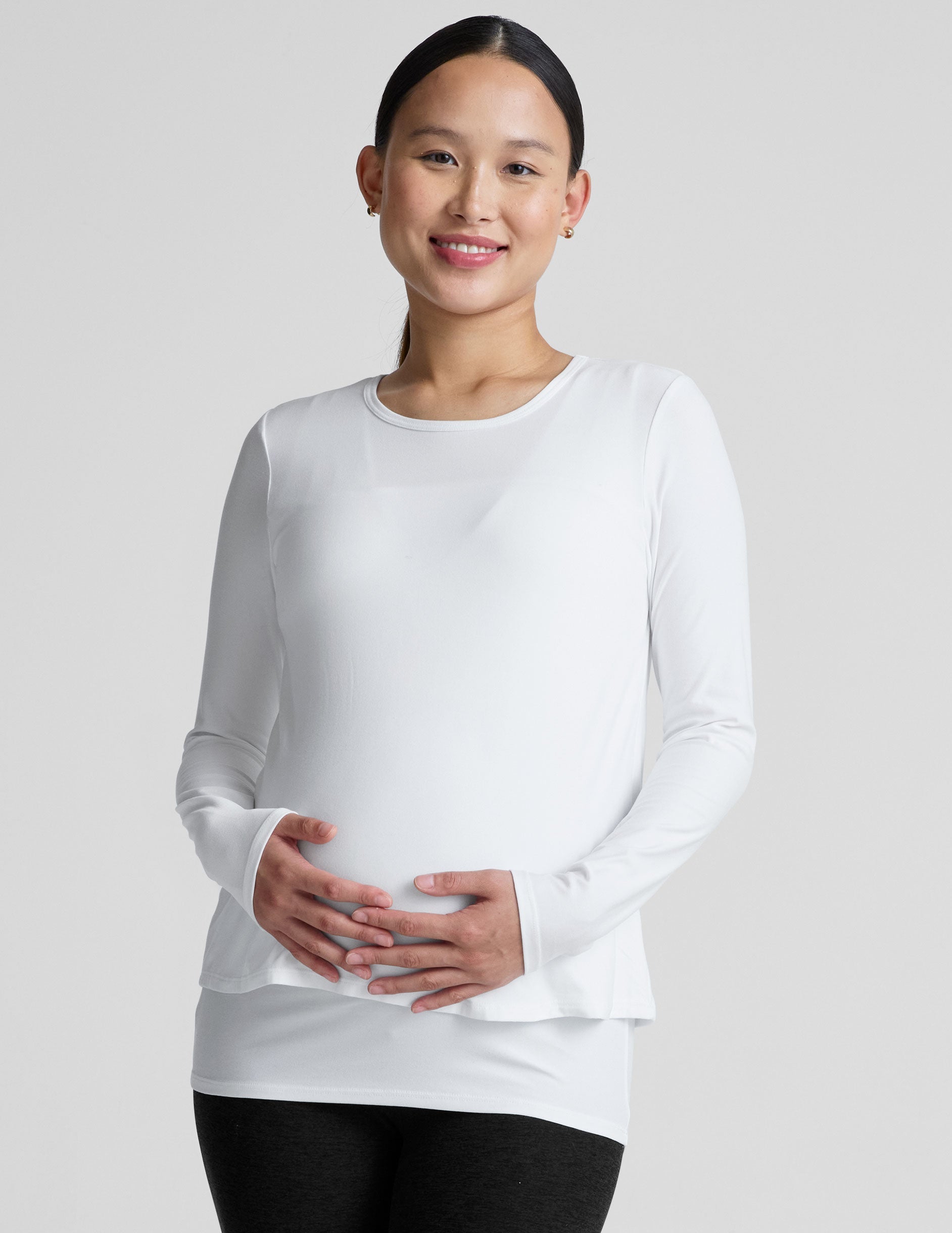 Featherweight Under Wraps Nursing Overlap Tee