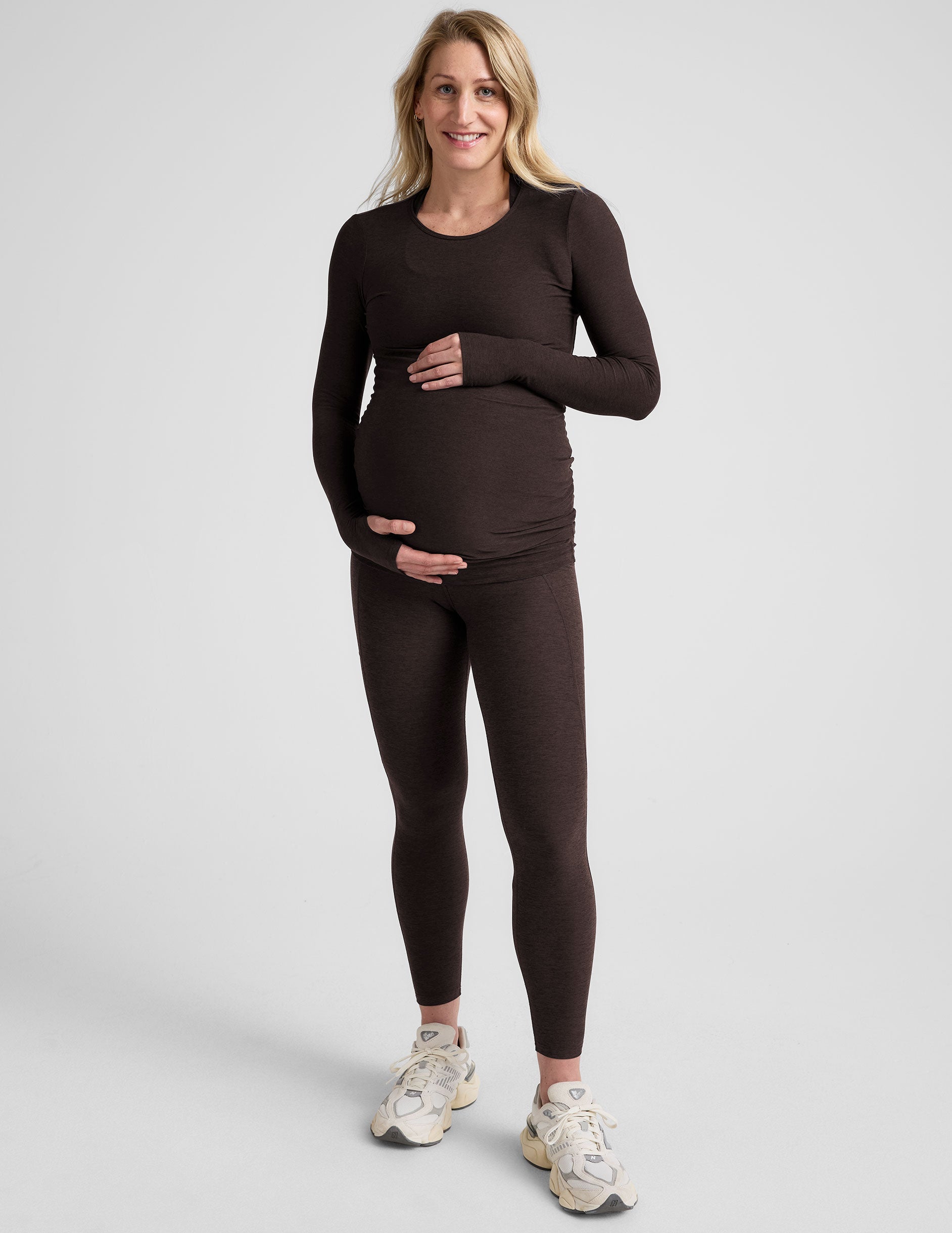 Featherweight Count On Me Maternity Crew Pullover
