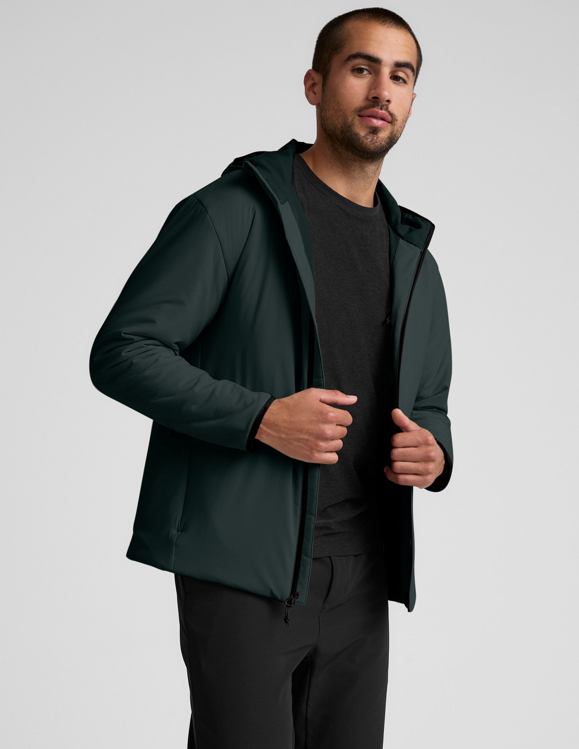 In Flight Insulated Men's Hooded Jacket