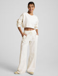 LuxeFleece? Pintuck Wide Leg Pant
