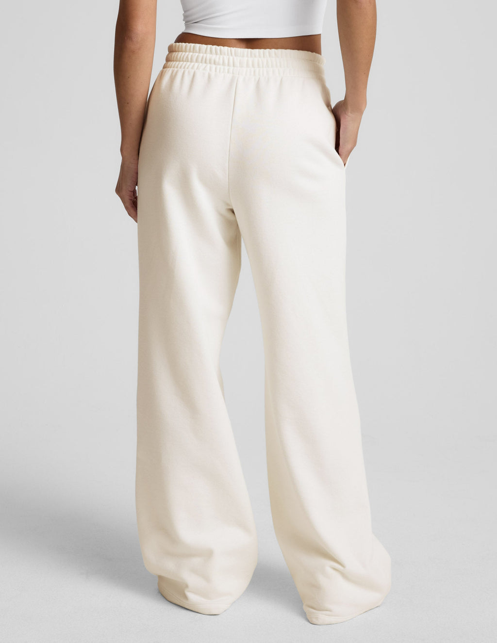 LuxeFleece? Pintuck Wide Leg Pant